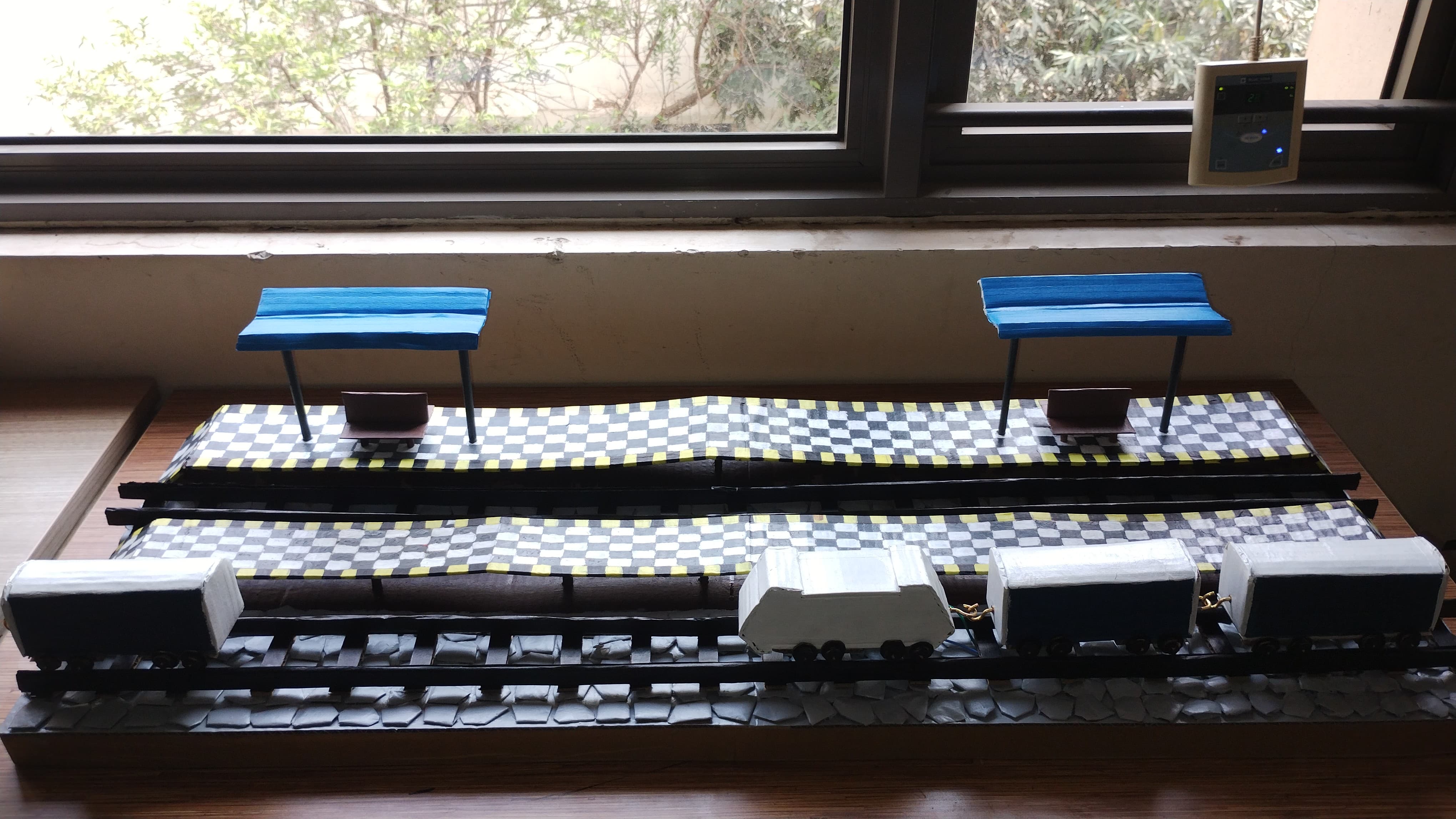 Whitefield Station Miniature Scale Model - Full Junction Setup